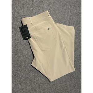 Public rec workday pant straight leg sand mens new work fit 36X29 (tag 34X30)